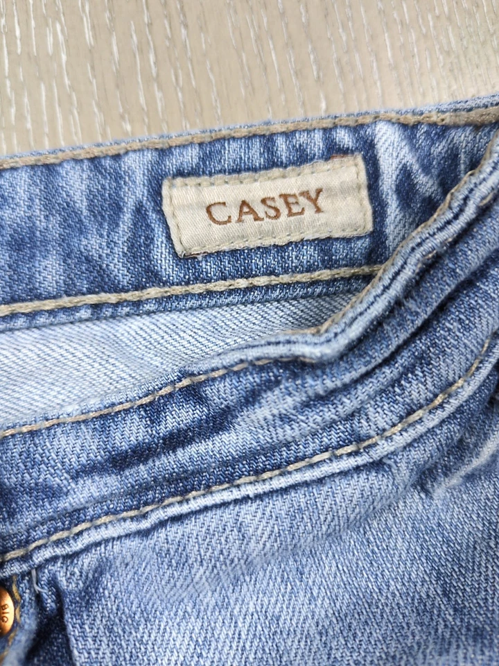 Женские узкие джинсы из денима Big Star Casey 26 с заниженной талией средней стирки синие - Изображение 2 из 4