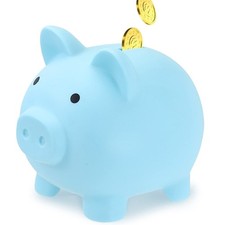 Extra Large Piggy Bank,Coin Bank for Boys and Blue