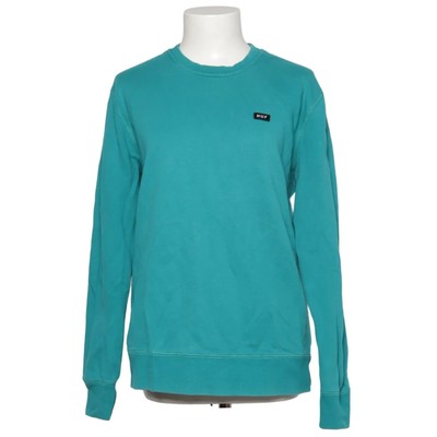 HUF, Sweatshirt, Größe: S, Türkis, Baumwolle, Einfarbig, Damen #UmA