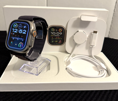 Apple Watch Ultra 2 [GPS + Cellular, 49mm] Natural Titanium 96 