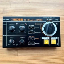 Boss Dr. Rhythm DR-55 Analog Drum Machine Body Only Tested and Working
