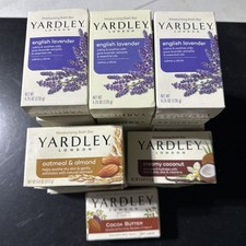 Jabón en barra de baño 23 Yardley London English lavanda, almendra, cacao y coco 4,25 oz