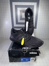 Adidas Womens Cloudfoam QT Racer B28139 Black Running Shoes Sneakers Size 10 New