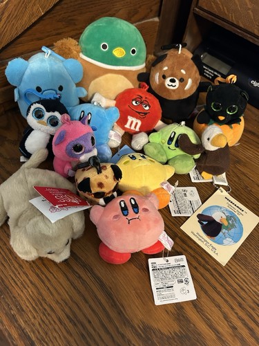 GRAN LOTE DE CATORCE MINI PELUCHES Y LLAVEROS DIFERENTES KIRBY TY ENVÍO GRATUITO - Imagen 2 de 20