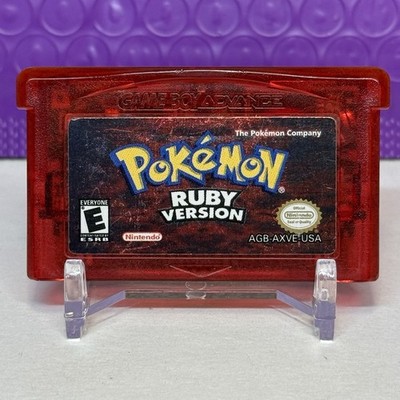 Pokemon Ruby Version GBA [Authentic   New Battery] Gameboy Advance Cartridge