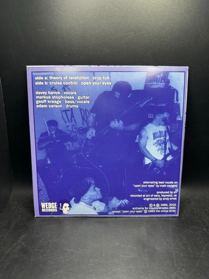 AFI “FLY IN THE OINTMENT” Limited Edition Multi-Colored Vinyl 7" EP - Image 2 of 4