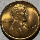 1938 P Lincoln Wheat Cent - BU RD MS - Z7