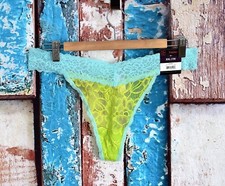 Women's NOBO No Boundaries Lace Thong Panties Underwear XXLARGE Multicolor NEW