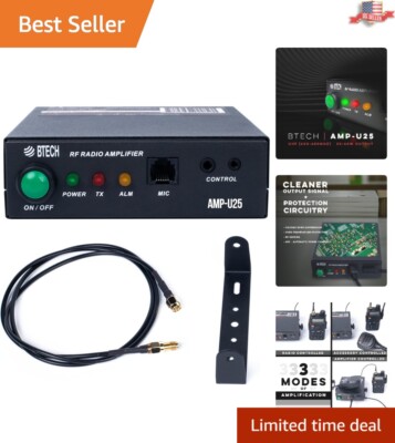 Advanced UHF Amplifier with Harmonic Filters - 20-40W for Enhanced Communication