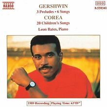 Gershwin / Corea Klavierwerke Bat von Leon Bates | CD | Zustand gut