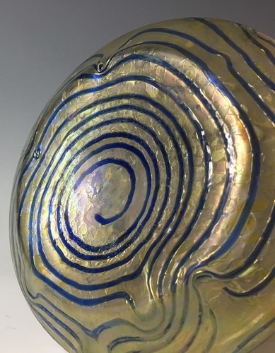 Antique Bohemian Iridescent Art Glass Vase Loetz Austria Phanomen Style - Picture 5 of 9