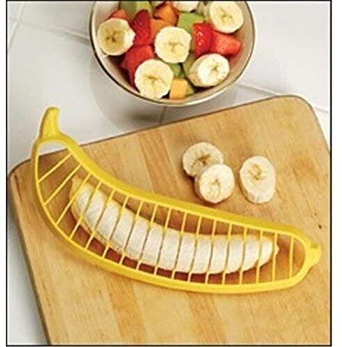 NEU Hutzler Kunststoff Bananenschneider - Spaß & sicher für Kinder gelb - Bild 7 von 7