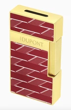 S.T. Dupont Biggy Lighter, Monogram 1872 Burgundy. 025078B, 25078B  New In Box