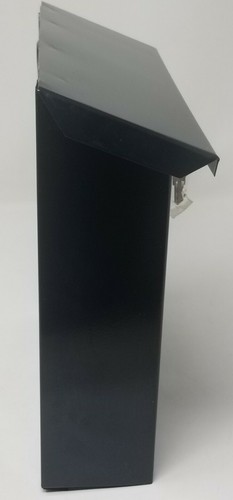 Solar Group Black Residential Vertical Style Mailbox New In Box with Key - Picture 6 of 12