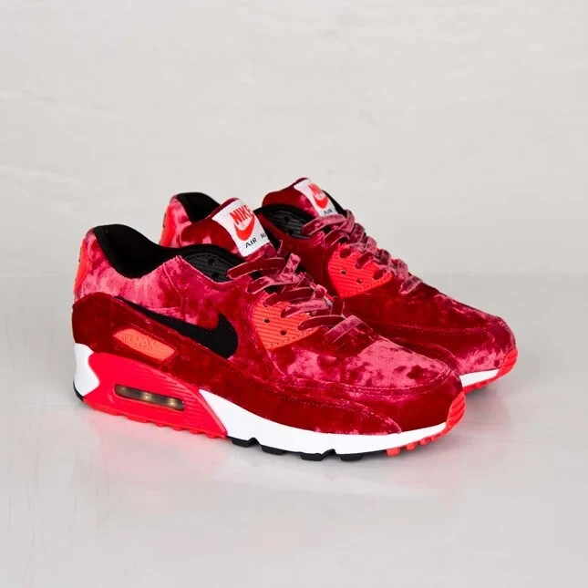 Size 7.5 - Nike Air Max 90 Anniversary Infrared Velvet W for sale