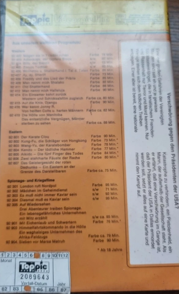 VHS Rarität: BLUTIGES BLEI (1969) FSK 18 Italowestern mit Giuliano Gemma - Bild 2 von 4