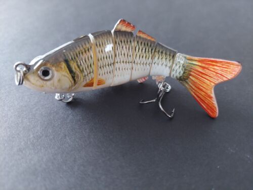Lifelike swimbait crankbait fishing lures 5 pack lot tackle box multi jointed - Picture 4 of 14