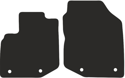 Tappetini anteriori neri per: Honda Jazz III portellone 2011-2014 - Foto 2 di 11