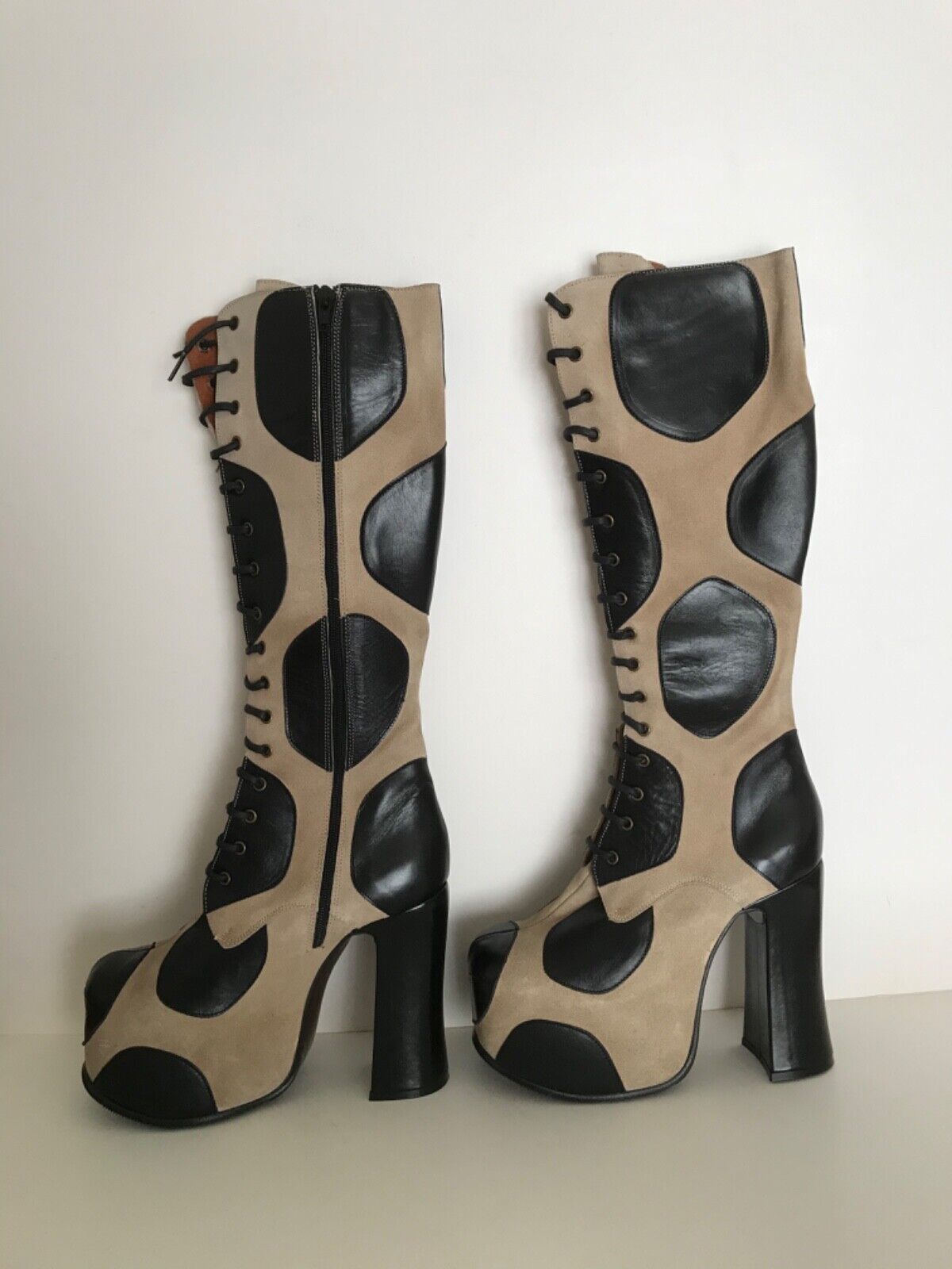 Never Used EL DANTES Platform Boots Made in Spain… - image 3