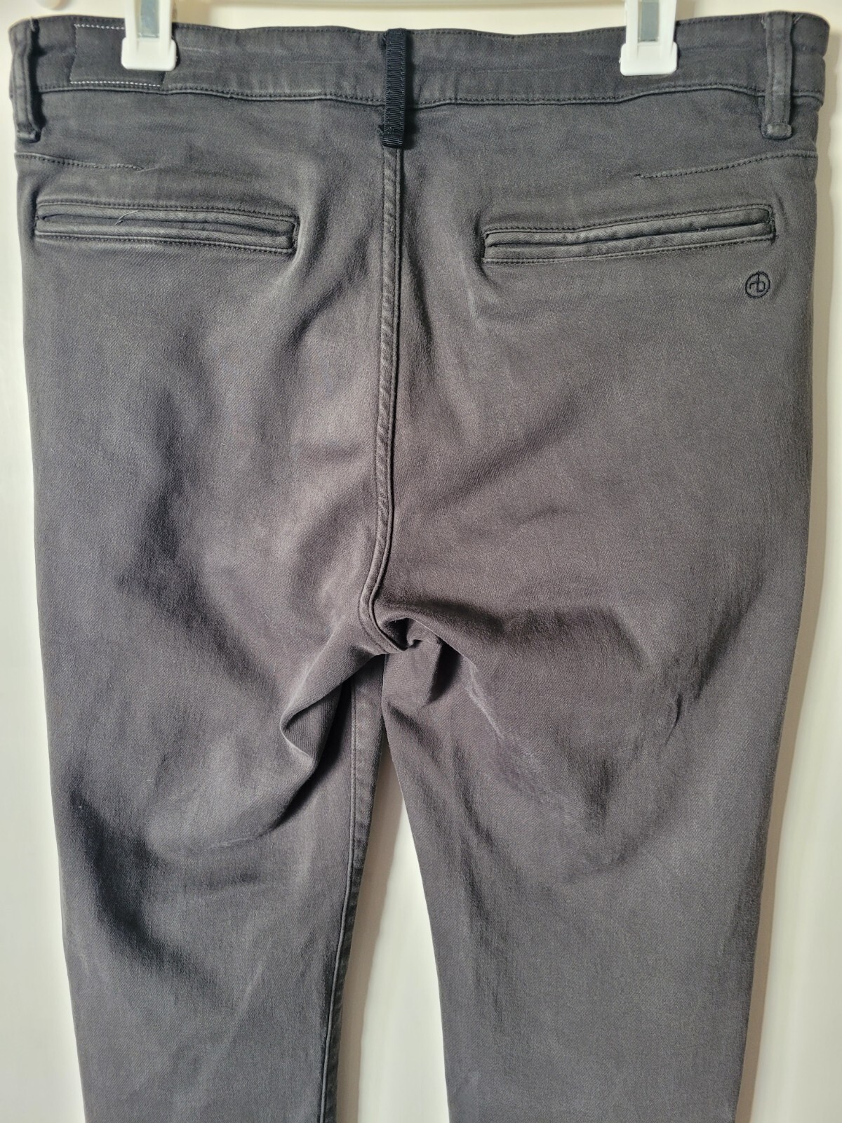 Rag & Bones Barely Black Basic Chino Pants Size 33 - image 8