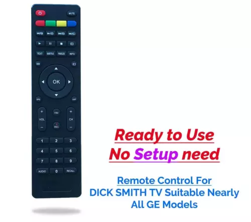 Dick Smith TV compatible remote Control LCD DSE Multiple Model GE Numbers