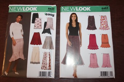 Lot 2 NewLook Sewing Patterns for Misses' Skirts, Sizes 8-18 / 14 diff ...