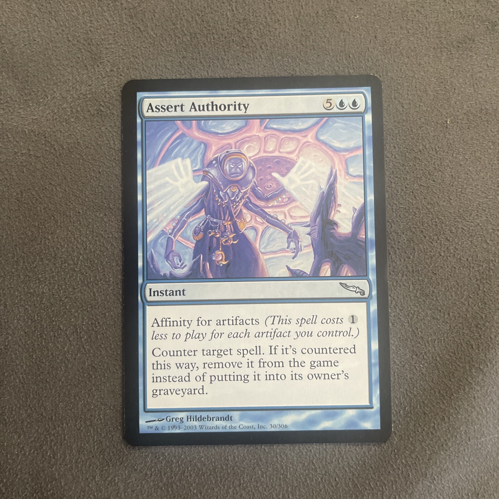 Mirrodin Assert Authority #30 2003 MTG