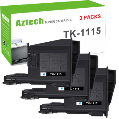 3x Toner Kompatibel Für Kyocera Mita TK1115 FS-1041 FS-1220 MFP FS-1320 MFP