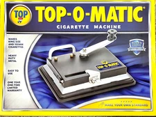 TOP-O-Matic Best Cigarette Maker Tobacco Injector Machine Making King/100mm NIB