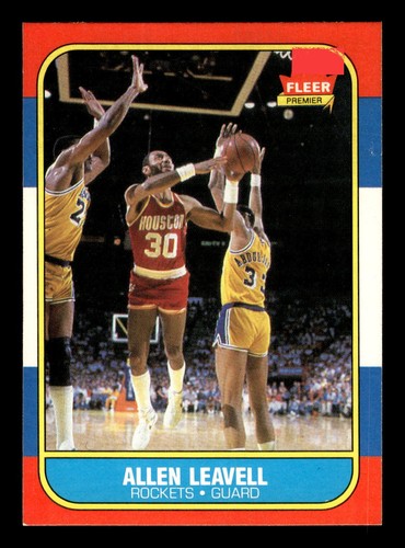 Allen Leavell 1986-87 Fleer #62 Houston Rockets | eBay