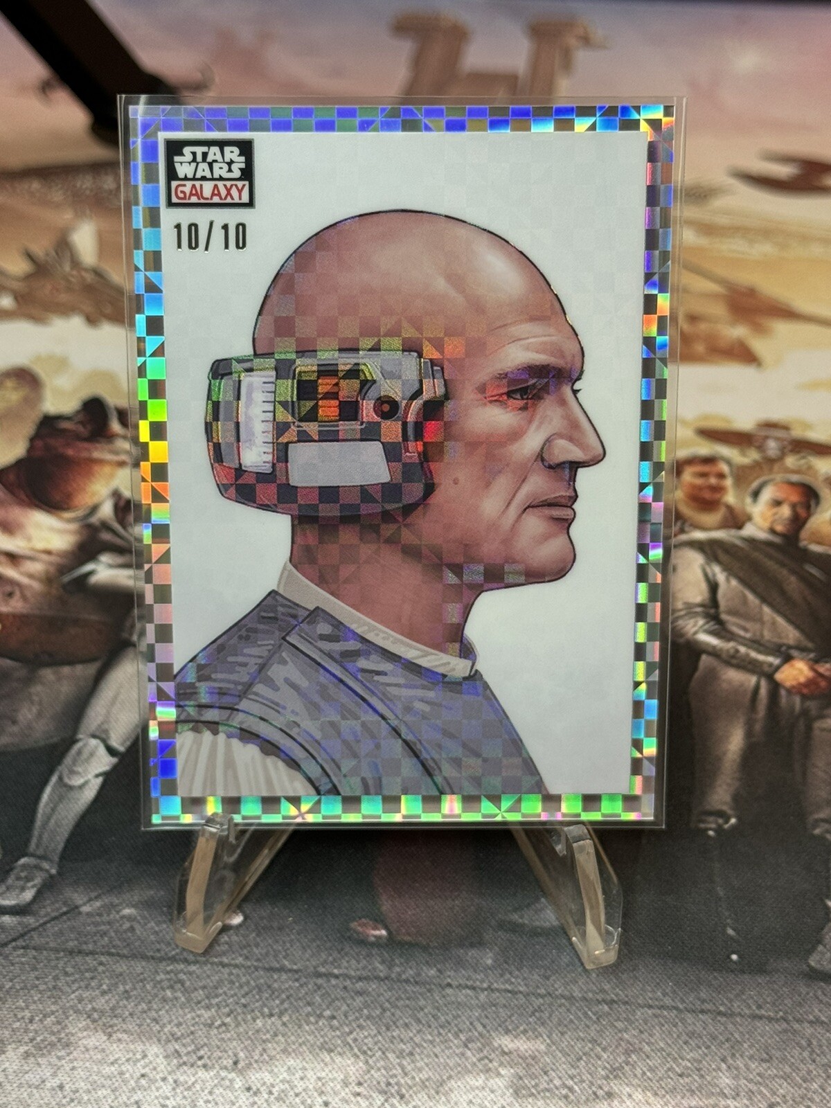 2023 Topps Star Wars Galaxy Chrome Lobot Refractor XFractor 10/10 OMEGA