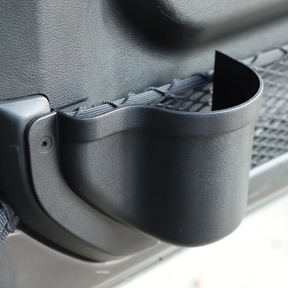 2x Interior Front Door Storage Box Organizer for Jeep Wrangler JL JT 2018+ Black Foto 2 de 4