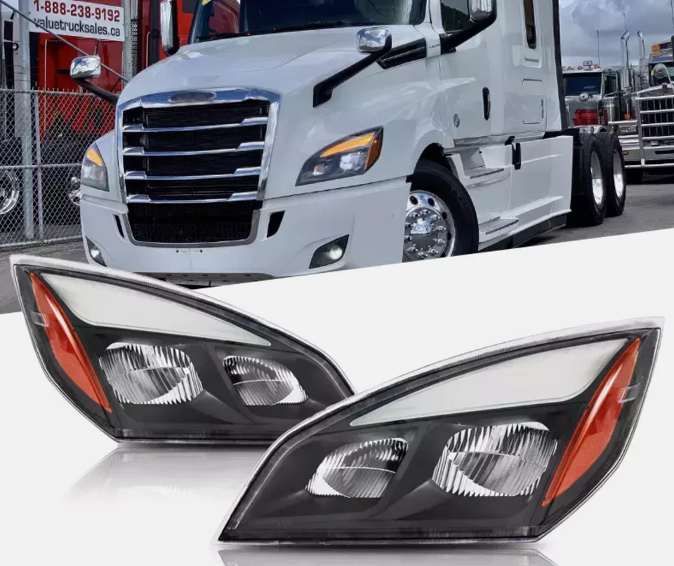 Подходит для светодиодных фар 2018-2023 Freightliner Cascadia 113 116 125 126, КОМПЛЕКТ ИЗ ПАРЫ - Изображение 2 из 4