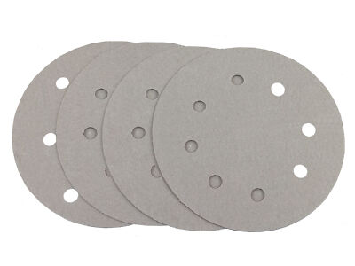 8'' X 8 Hole Platinum Film Hook and Loop Grip Sanding Discs (25 Pack, 320 Grit)