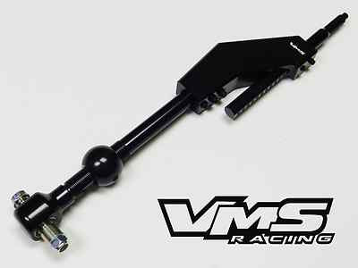VMS PRO BILLET 2 ADJUSTABLE HEIGHT SHORT SHIFTER CIVIC INTEGRA CRX B16 B18 BLACK
