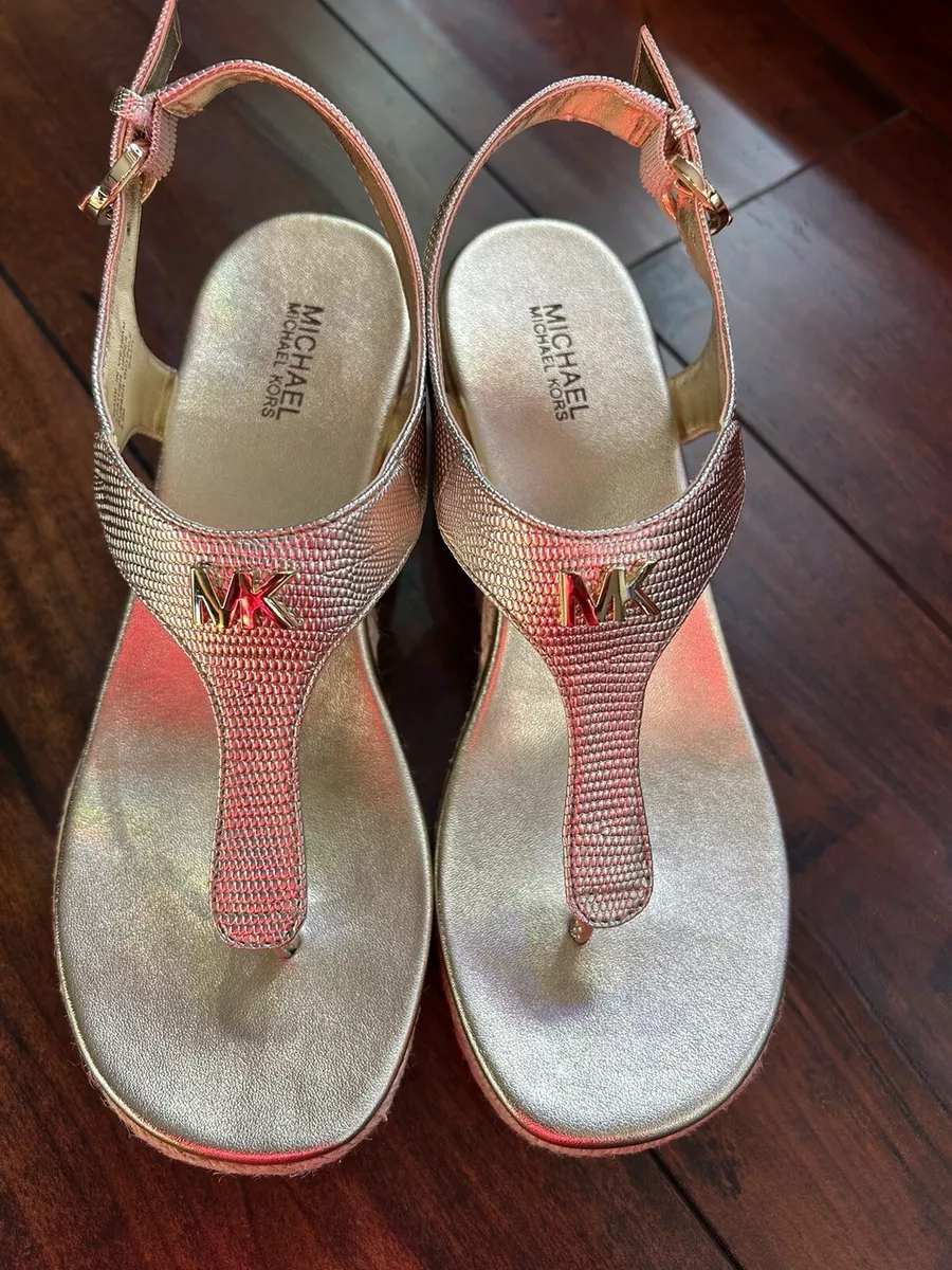 Michael michael kors laney thong best sale espadrille sandals