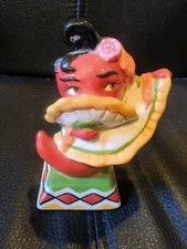Clay Art Anthropomorphic Salt & Pepper Shaker - Mariachi Pepper Single Shaker