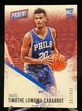 2016-17 Panini Day #60 Rookie Timothe Luwawu-Cabarrot Philadelphia 76ers /699