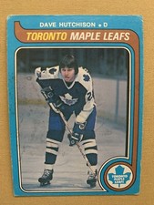 1979-80 O-PEE-CHEE #302 DAVE HUTCHISON MAPLE LEAFS