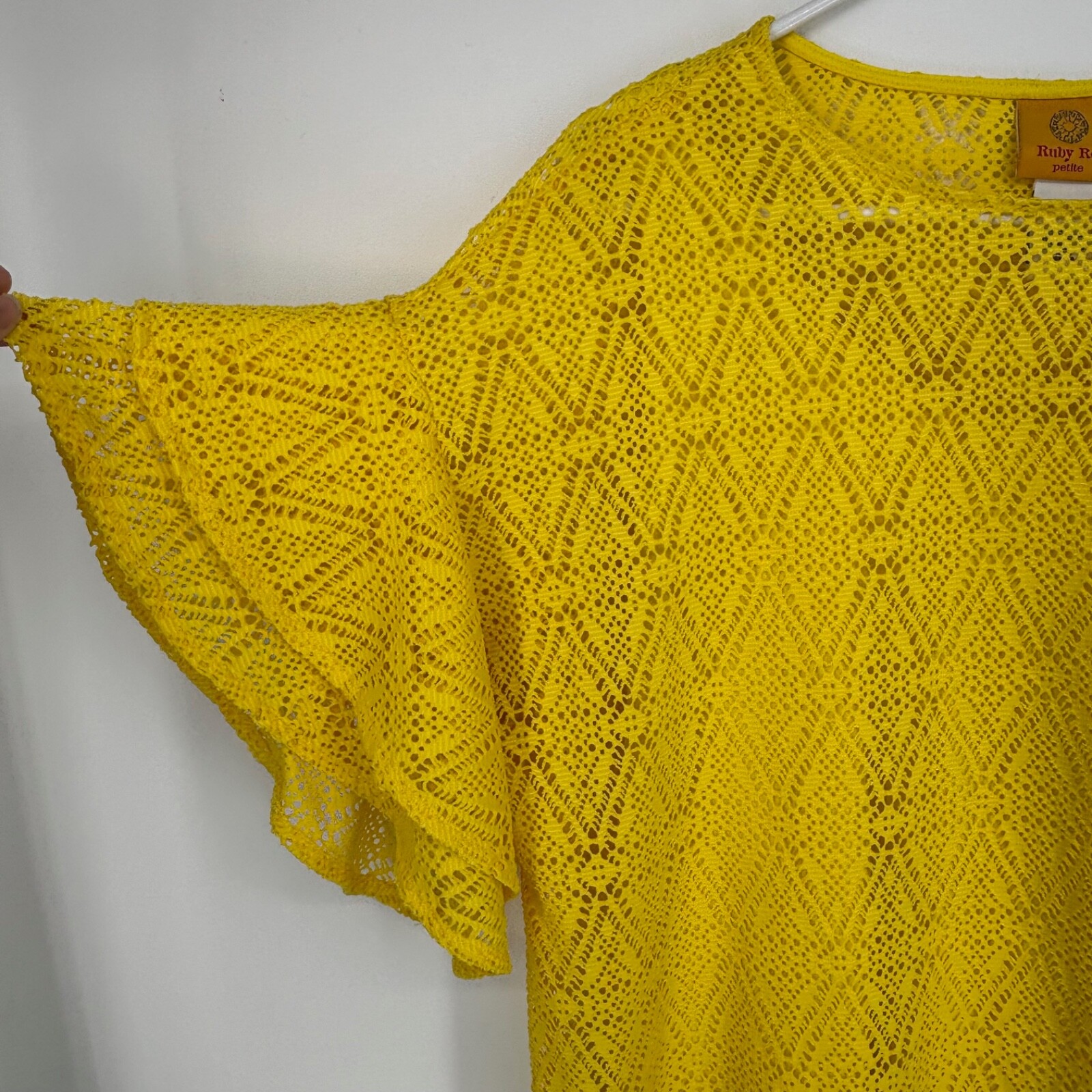 Ruby Rd. Womens Petite Medium PM Pullover Crochet… - image 2