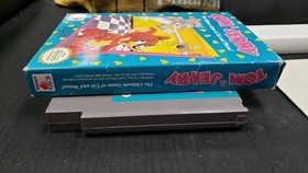 CIB TOM & JERRY NINTENDO NES VIDEO GAME COMPLETE IN BOX W/ PROTECTOR CASE
