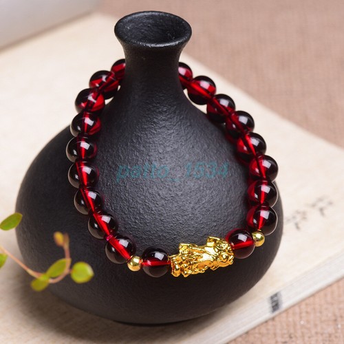 2021 Garnet Slimming Bracelet Red Garnet Gems Hand Chains NEW AU ⭐⭐⭐ - Picture 4 of 7