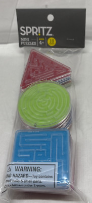 18 CT SPRITZ Handheld Puzzles Mazes GRAB BAG / PARTY FAVOR (B51