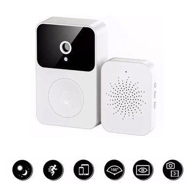 De (Weiß)X9 Smart Wireless Remote Video Doorbell Camera Intelligent Visual