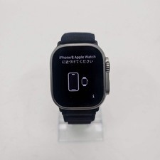 GPS Only Apple Watch Ultra 49MM Natural Titanium Blue Alpine Loop A2622