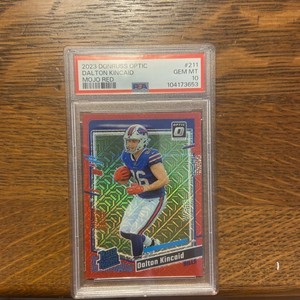 2023 Donruss Optic Rated Rookie Red Mojo Dalton Kincaid #211 PSA 10