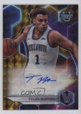2023-24 Bowman U Best of Gold Geometric Refractor 41/50 Tyler Burton Auto 0nr3