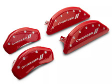 Mgp 12162sch1rd Red Front Rear Caliper Covers For 2011-2022 Dodge Charger Mgp 12162sch1rd Red Front Rear Caliper Covers For 2011-2022 Dodge Charger