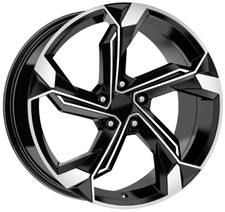 CERCHIO IN LEGA PER AUDI Q5 8,0J18" 5X112 30 66,45 ELITE WHEELS X-170 BLACK POLI