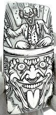 10 ozt 999 Fine Silver Art Bar - CLOWN NIGTMARE - ADAMO TECHNE- Limited Edition 104.00 per troy oz